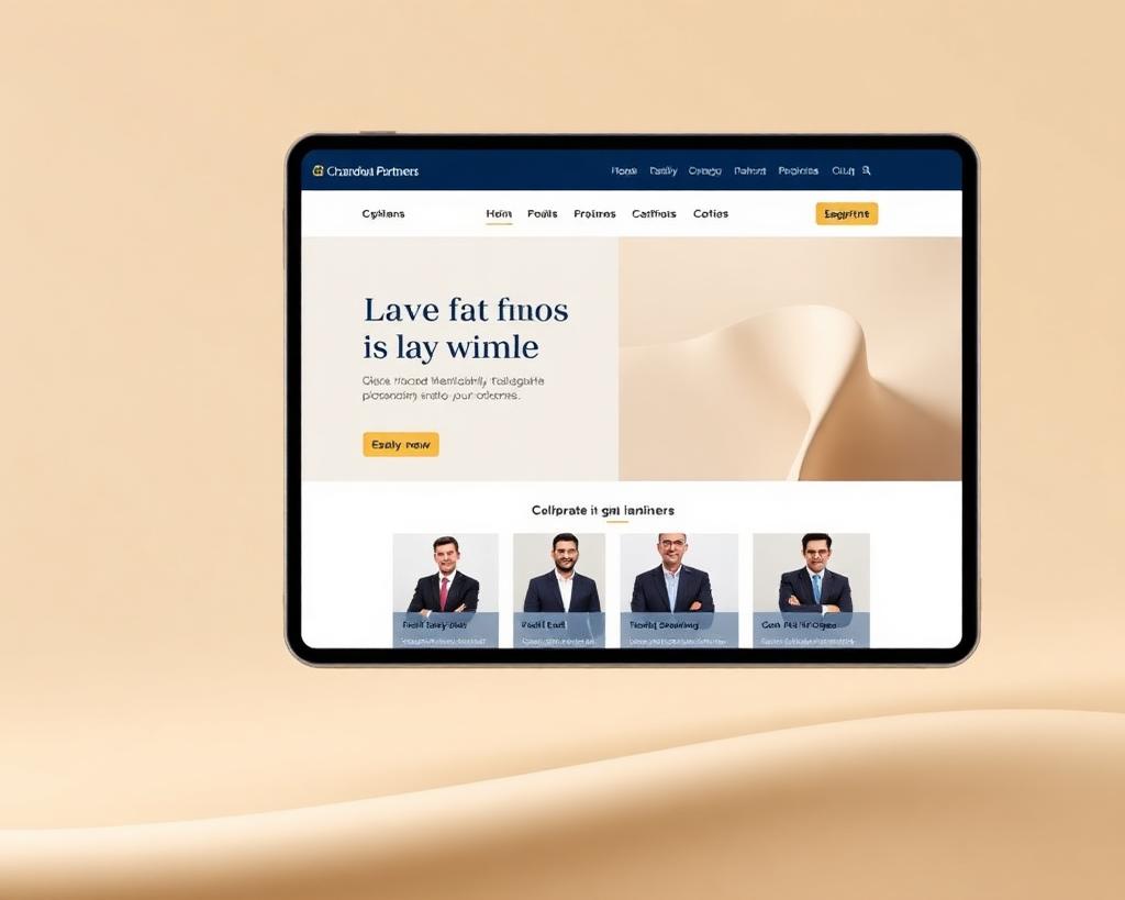 Chandrawat Partners website by Orbit Studio
